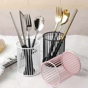 Customized Metal Mesh Design Cutlery Holder Dinner Table Decoration in Bulk Price - Product Image 2