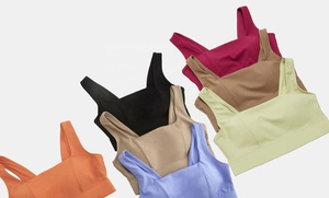 Ensemble de yoga 3 pièces pour femme à col montant et fermeture éclair intégrale, comprenant une veste avec passe-pouces, un soutien-gorge de sport et un legging taille haute pour la gym - Product Image 5