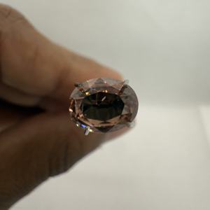 Piedras preciosas sueltas de corte ovalado marrón rosado natural de proveedor verificado al precio más bajo Sri Lanka - Product Image 1