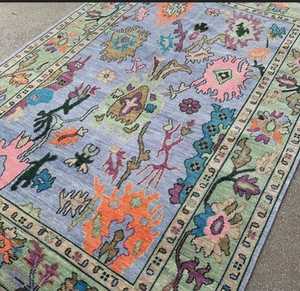 พรมขนสัตว์สีเบจจางขนาด5x8สำหรับห้องนอน/ห้องนั่งเล่นสามารถปรับแต่งได้ - Product Image 1