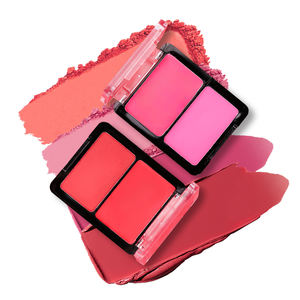 Cheek Tint Bronzer 2 Couleurs Visage Lisse Vegan Marque Privée Couverture Complète Crème Pressée Contour Bronzer Poudre Palette - Product Image 1