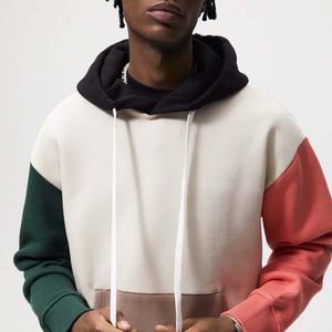 Sudaderas con capucha en blanco de alta calidad, venta al por mayor, logotipo personalizado/Diseño de retazos, bloque multicolor, transpirable, precio barato, sudadera con capucha para hombre - Product Image 4