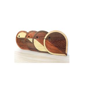 Posavasos de madera cuerno de ciervo forma cuadrada para utensilios de cocina y restaurantes uso al mejor precio artesanía natural - Product Image 4