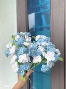 Flores de hilo caprichosas 100% hechas a mano para flores eternas - Product Image 4