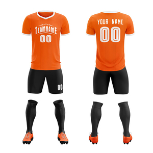 Ropa deportiva de fútbol para niños personalizable de alta calidad, camisetas y pantalones cortos de fútbol ligeros transpirables con impresión por sublimación - Product Image 6