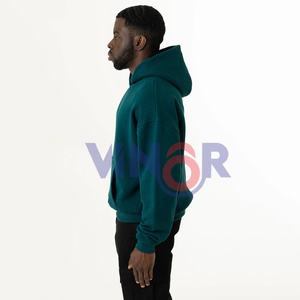 Sweat à capuche surdimensionné en tissu français 100% coton imperméable, mode décontractée pour homme, automne-hiver, broderie thermique - Product Image 4