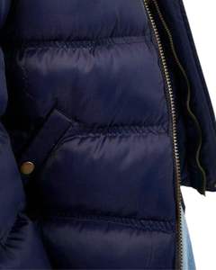 Veste matelassée bleu marine sur mesure pour femmes, manteau d'hiver à capuche, léger, matelassé, chaud, parka, fabricant sur mesure, vente en gros de vêtements d'extérieur - Product Image 2