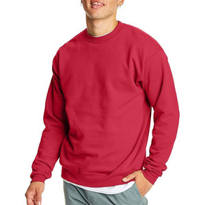 Jersey liso con cuello redondo, Sudadera con capucha de algodón Unisex, sudaderas con capucha Oem, sudadera de cuello redondo de gran tamaño personalizada a la venta - Product Image 5