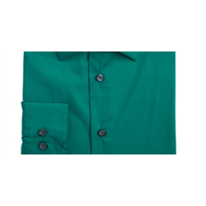 Camicia da Uomo Alfani Slim Fit in Tessuto Popeline Elasticizzato, Antipiega, Facile da Stirare, Verde, Taglia XL - Product Image 4