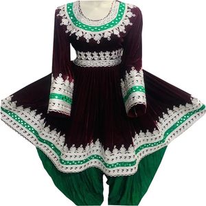 ชุด kuchi อัฟกานิสถานสำหรับผู้หญิงชุด kuchi อัฟกานิสถานแบบดั้งเดิมผลิตตามสั่งผลิตแบบมืออาชีพ2024 - Product Image 1