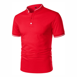 Polos de algodón para hombre de calidad a precio bajo, ropa con logotipo personalizado, polos de manga corta transpirables personalizados de talla grande para hombre - Product Image 1