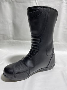 Chaussures Touring en cuir véritable Bottes longues Moto Racing Boots - Product Image 4