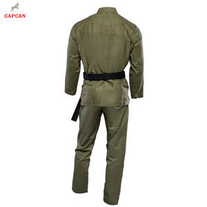 Combinaisons de Jiu-Jitsu de nouvelle conception, faible MOQ, vêtements de combat, devant 100% coton, écologiques, respirants, légers, sports de plein air pour hommes - Product Image 2