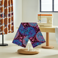 Kain Katun 100% Cetak Lilin Afrika Tenun Dobby Ramah Lingkungan 120 GSM Jas Pria Kemeja Anak Baju Bayi Gaun Tirai Rumah