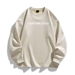 Vente chaude hommes Slim Fit Sweatshirts haute qualité coton mélangé pull basiques confortable vêtements d'hiver teint uni - Product Image 5