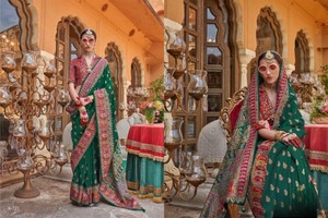 Soie Patola Premium avec Hb Luxury Print Saree Silk Collection Saree de créateur traditionnel - Product Image 2