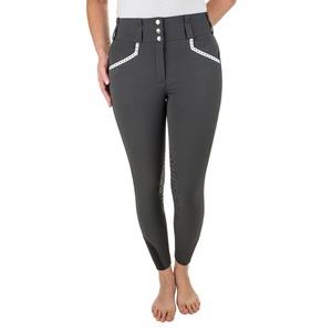 JOXAR HORSE RIDING EQUESTRIAN COMFORTABLE HIGH QUALITY LADIES NICOLE <b>KNEE</b> <b>PATCH</b> BREECHES - Product Image 2