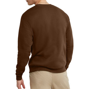 Buena calidad básico 100% algodón clásico cómodo básico sudadera piedra Vintage bordado logo pulóver para hombres - Product Image 3