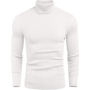 Nouveaux tricots décontractés de qualité supérieure pull hommes col rond hauts en tricot décontracté couleur unie pull pull de haute qualité - Product Image 1