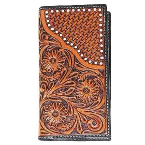 Bolso Ejecutivo Rústico Hecho a Mano de Cuero Genuino con Estampados de Animales Bohemios, Diseño Duradero, Cierre de Hebilla, Unisex para Viajes, Uso en Invierno - Product Image 3