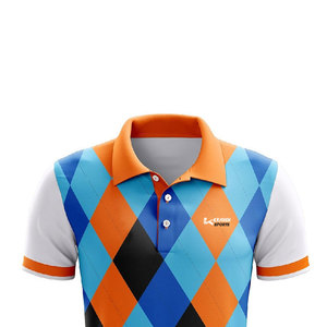 Maillot de cricket imprimé par sublimation avec col et fermeture demi-boutonnée, design haut de gamme, service OEM - Product Image 3