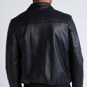 Veste de motard en cuir pour hommes, coupe-vent, avec broderie personnalisée, en cuir de vache original et veste de moto respirante pour hommes, vente à chaud - Product Image 6