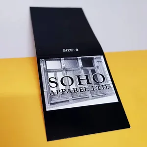 Etiqueta de pendurar em papel reciclado de luxo MORI, etiqueta personalizada com logotipo em relevo para roupas de luxo, etiqueta com estampa UV