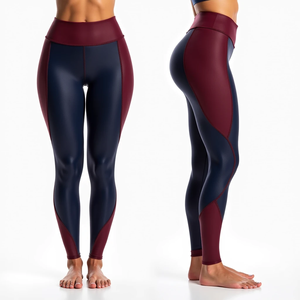 Pantalon de jogging à taille haute pour femmes, coton, bambou, antibactérien, séchage rapide, fitness, yoga, leggings imprimés. - Product Image 4
