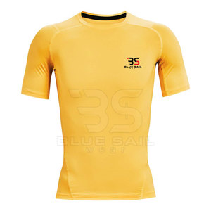 OEM servicio hombres ropa deportiva Rash Guard manga corta hombres Rash Guard para venta en línea Rash Guard - Product Image 1