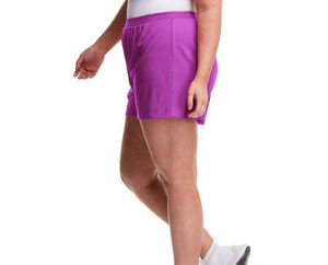 Short de basket-ball pour femmes, vente en gros, maille unie, entraînement de gymnastique, avec étiquette privée - Product Image 3