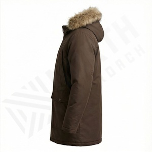 Chaqueta Parka de Invierno para Hombre, Abrigo Cálido con Capucha Desmontable, Reversible, Opciones de Tallas Grandes, Térmica, Cortavientos, Moderna - Product Image 3