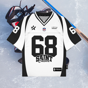 Traje de hockey sobre hielo para hombre Casual Comfort manga corta deportes suelta 3D Impresión digital cuello en V camiseta - Product Image 5