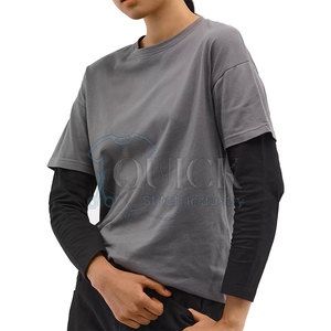 Camisetas de Verano Ligeras de Última Moda para Mujer, de Doble Capa, Ecológicas, de Secado Rápido, Transpirables, Hechas en Pakistán, Talla Grande - Product Image 1