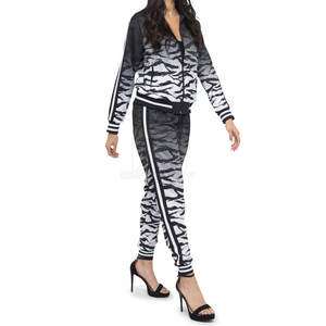 Chándales de sublimación de mujer de contraste de color de diseño personalizado chándales de sublimación de calidad superior al por mayor para la venta en línea - Product Image 1