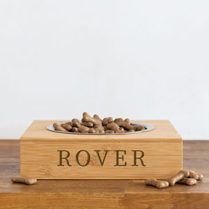 Station d'alimentation de luxe en bambou pour chien et chat mangeoire pour animaux de compagnie écologique pour chiens et chats de la meilleure usine du Vietnam - Product Image 4