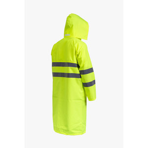 Waterproof Reflective Hooded Windproof <b>Long</b> <b>Raincoat</b> XL Size Lightweight and Durable for Rain Protection - Product Image 2