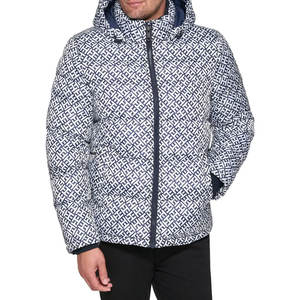 Sublimation personnalisée Veste en duvet à capuche légère et résistante à l'eau de haute qualité pour hommes Veste bouffante - Product Image 1