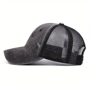 Diseño de logotipo personalizado y colores al aire libre deportes casuales gorras de camionero gorra de béisbol de camionero desgastada gorra de malla para Unisex - Product Image 4