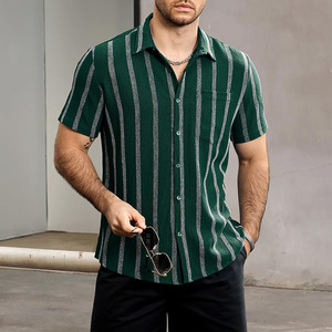 2024 nouveauté chemises de vacances très exigeantes 100% coton fait chemises de vacances respirantes pour hommes - Product Image 1