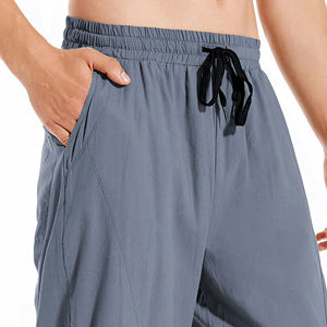 Pantalon de poche tricoté écologique pour hommes avec taille élastique à séchage rapide respirant coupe-vent anti-boulochage brodé Design - Product Image 2