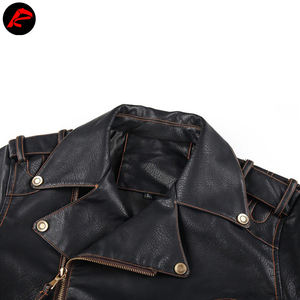 2023 New <b>Model</b> Wholesale Customized Leather Jacket Men <b>Motorbike</b> Jacket All Size Available - Product Image 6