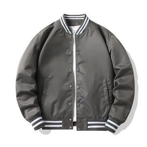 Chaquetas Bomber para Hombre, Chaquetas Ligeras Cortavientos con Botones, Chaqueta Clásica Informal de Béisbol, Chaqueta de Primavera para Exteriores - Product Image 2