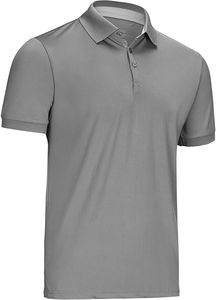 เสื้อโปโลผู้ชายแขนสั้นสำหรับผู้ใหญ่สินค้าที่มีความต้องการสูง - Product Image 4