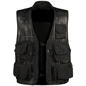 Personalizado Pesca Caminhadas Caça Jornalista Caça <span class=keywords><strong>Camera</strong></span> Man Vest Homens Multi bolsos Colete Vest - Product Image 4