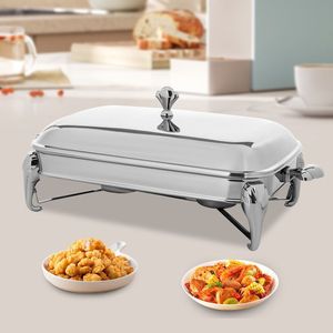 High-quality Steel <b>Chafing</b> <b>Dish</b> with Dome Lid for at Weddings Parties and Special Occasions - Product Image 4
