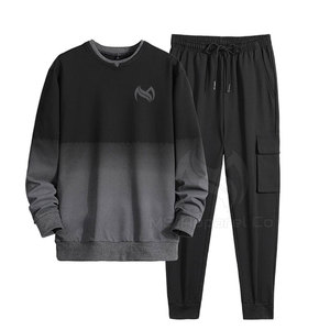 ชุดวอร์มสำหรับฤดูหนาวของผู้ชายแบบพอดีตัวผ้าฝ้าย100% ระบายอากาศพิมพ์ลาย - Product Image 1