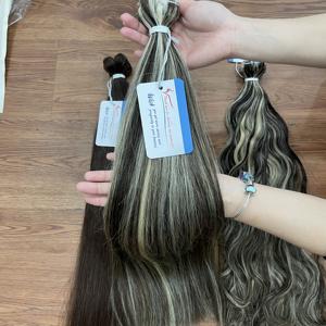 Extensiones de Cabello Humano de Alta Calidad con Trama de Máquina Color Piano, Listas para Enviar - Product Image 1
