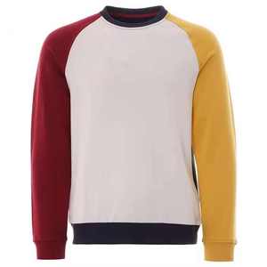 Wholesale Price Custom Made Men's Pullover Customizable Printed Long Sleeve <b>Plain</b> <b>Sweatshirt</b> for Winter Solid Pattern Low MOQ - Product Image 1