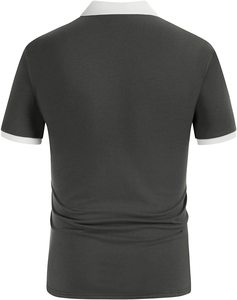 Camiseta Polo de golf de 220 GM Lisa para hombre promocional de algodón con estampado sublimado personalizado de poliéster deportivo corto de ajuste seco de alta calidad - Product Image 1