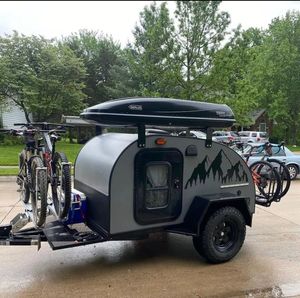 Cheap off Road Van Mini Camper Motorhome Teardrop Travel Trailer with Bathroom Camping Standards for Sale. - Product Image 5